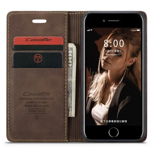 Púzdro CASEME pre iPhone 7 / 8 / SE ( 2020 / 2022 ) hnedé