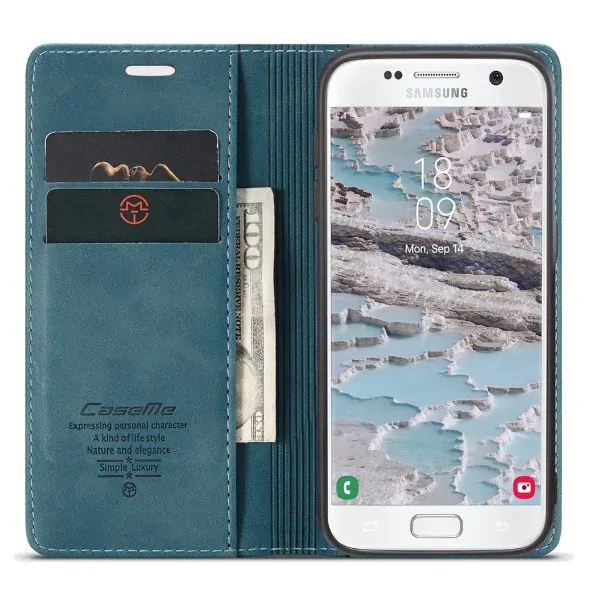 Puzdro na Samsung Galaxy S7 Edge CASEME modré