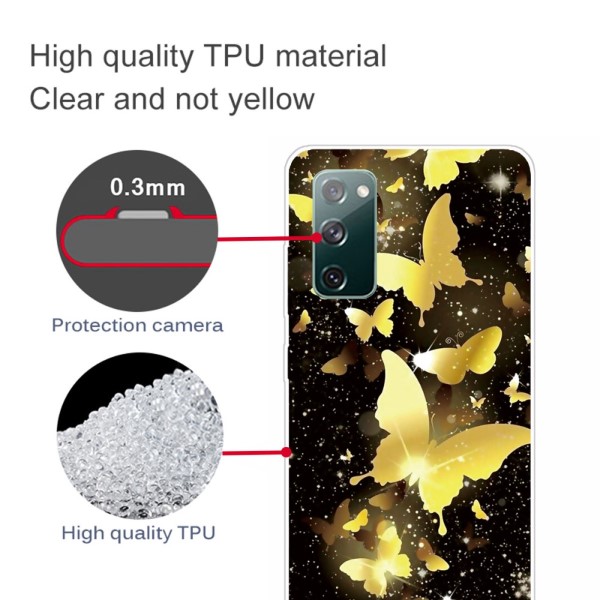 Kryt na Samsung Galaxy S20 FE Motýľ