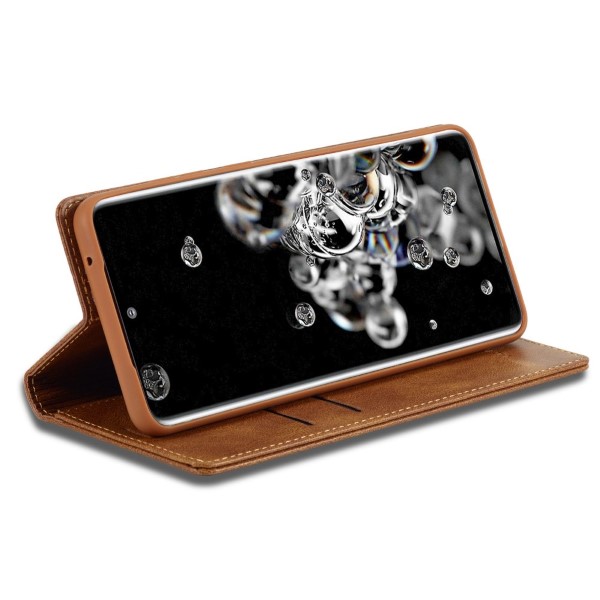 Puzdro na Samsung Galaxy S20 Ultra LC.IMEEKE hnedé