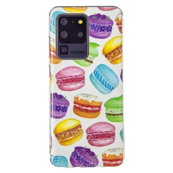 Kryt na Samsung Galaxy S20 Ultra svietiaci Makrónka