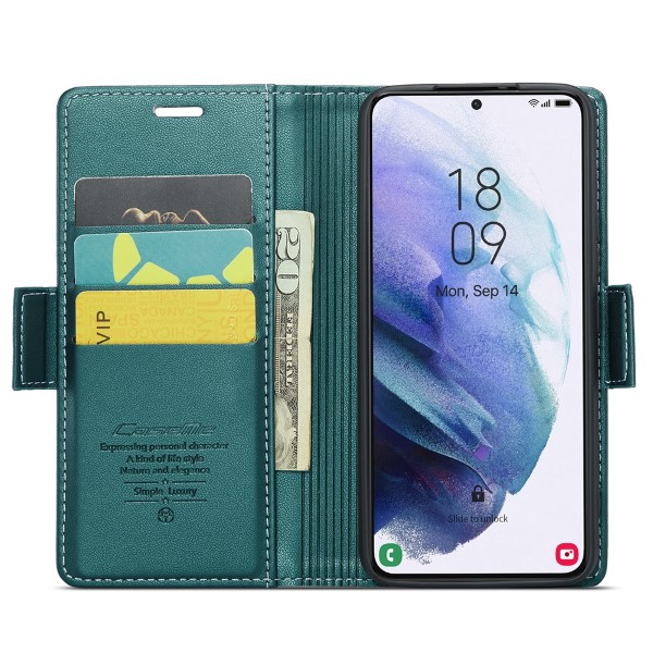Puzdro na Samsung Galaxy S21 CASEME smooth zelené