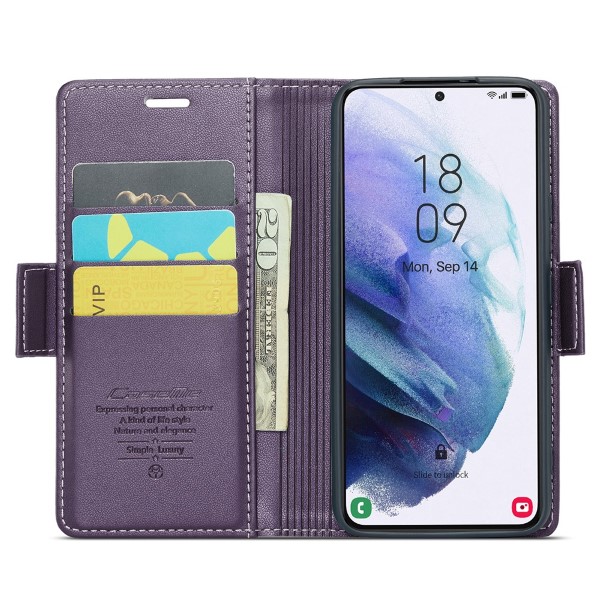 Puzdro na Samsung Galaxy S21 CASEME smooth fialové