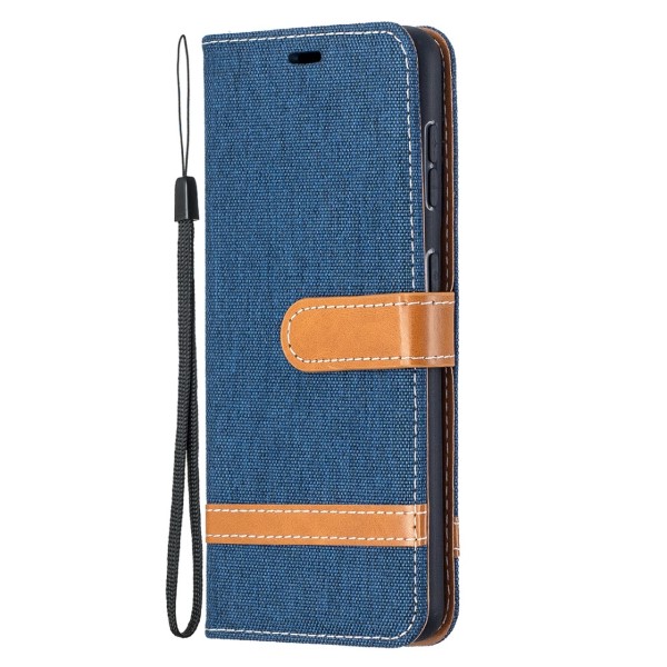 Puzdro na Samsung Galaxy S21 Jeans modré