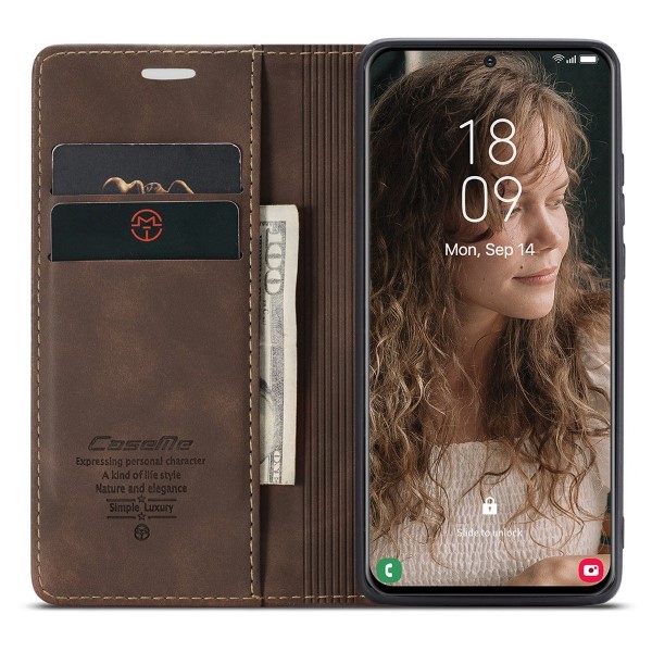 Puzdro na Samsung Galaxy S21 CASEME hnedé