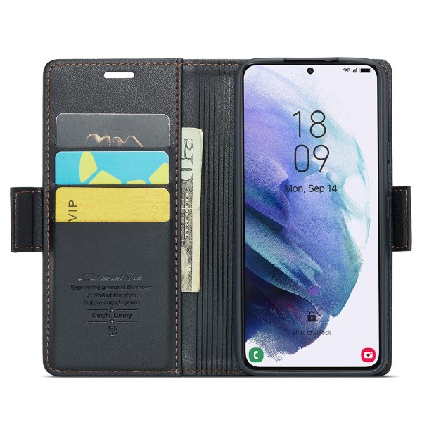 Puzdro na Samsung Galaxy S21 Plus CASEME smooth čierne