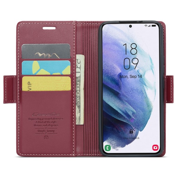 Puzdro na Samsung Galaxy S21 Plus CASEME smooth červené