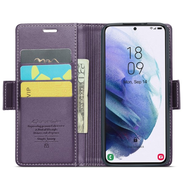 Puzdro na Samsung Galaxy S21 Plus CASEME smooth fialové
