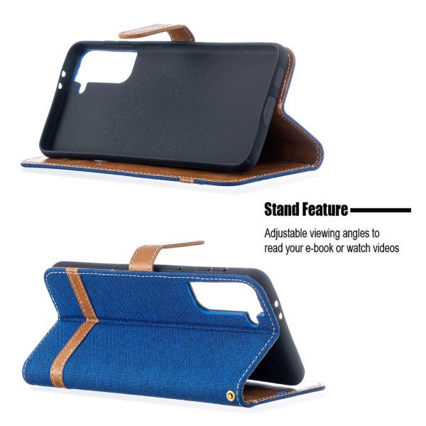 Puzdro na Samsung Galaxy S21 Plus Jeans modré