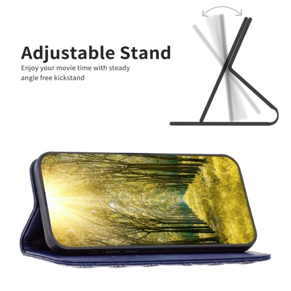 Puzdro na Samsung Galaxy S21 Ultra Binfen Luxury modré