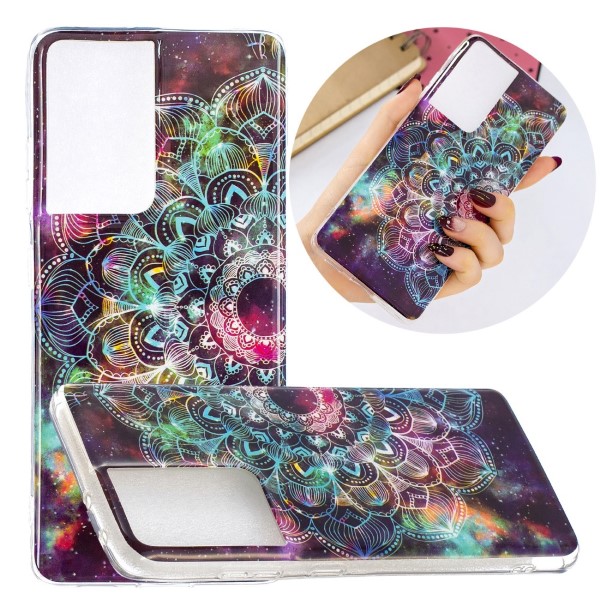 Kryt na Samsung Galaxy S21 Ultra svietiaci Ornamental