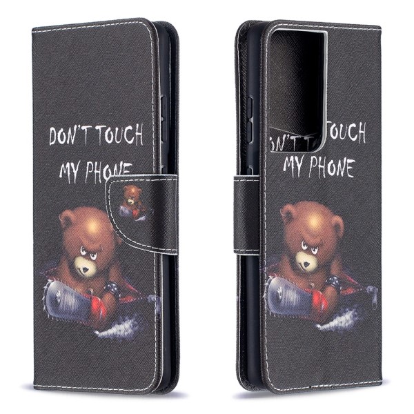 Puzdro na Samsung Galaxy S21 Ultra Medveď