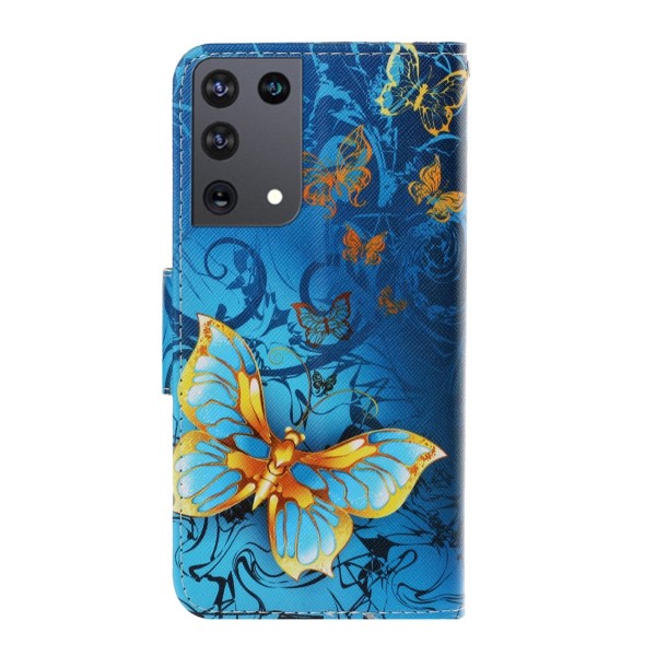 Puzdro na Samsung Galaxy S21 Ultra Motýľ zleté