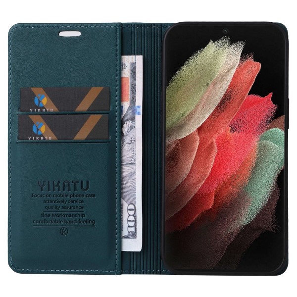 Puzdro na Samsung Galaxy S21 Ultra Yikatu modré