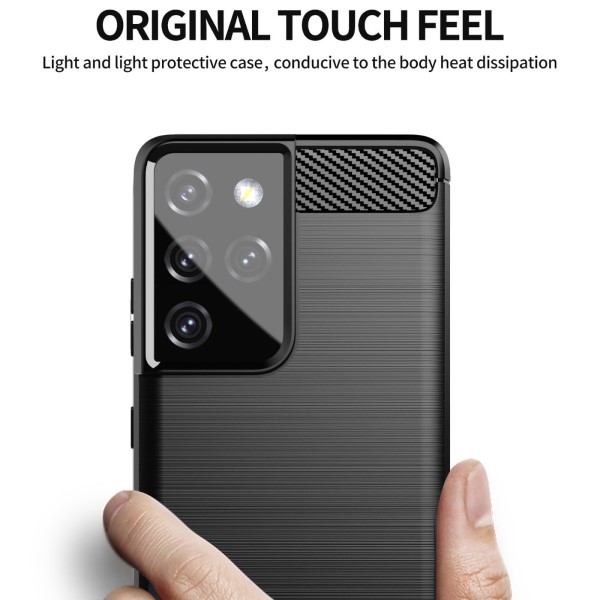 Kryt na Samsung Galaxy S21 Ultra Carbon čierny