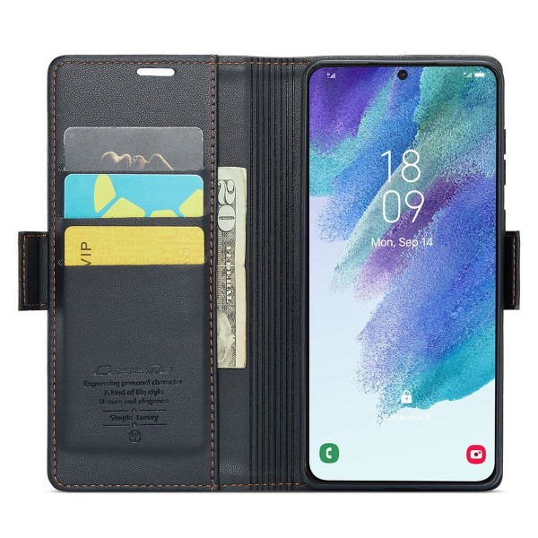 Puzdro na Samsung Galaxy S21 FE CASE smooth čierne