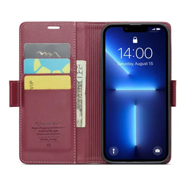 Púzdro na iPhone 13 Pro Max CASEME smooth červené