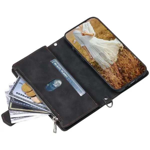 Púzdro pre iPhone 13 Pro Max Luxury Double Layer čierne