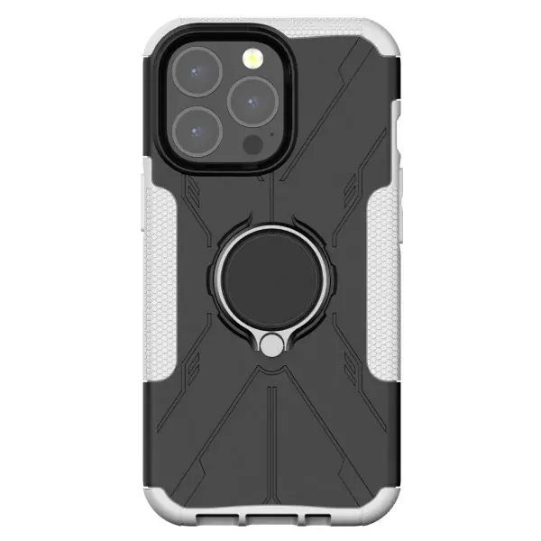 Kryt na iPhone 13 Pro Max odolný Tire biely