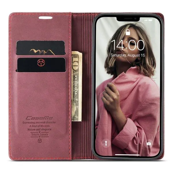 Púzdro na iPhone 13 Pro Max CASEME červené