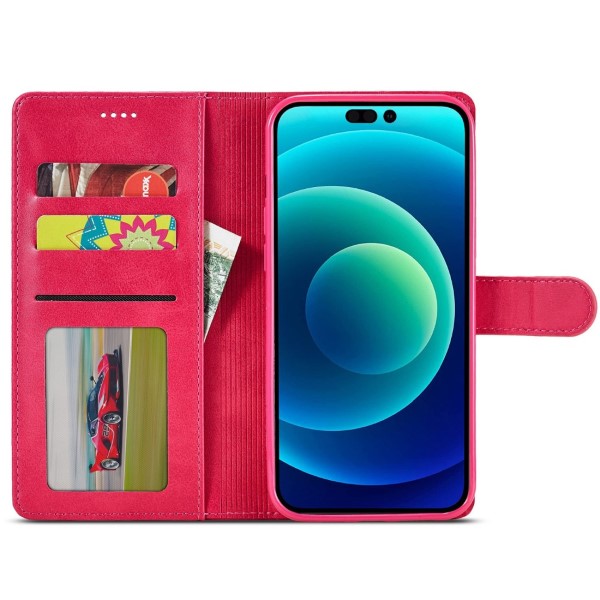 Puzdro LC.IMEEKE pre iPhone 14 Plus ružové