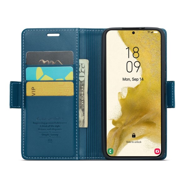 Puzdro na Samsung Galaxy S22 CASEME smooth modré