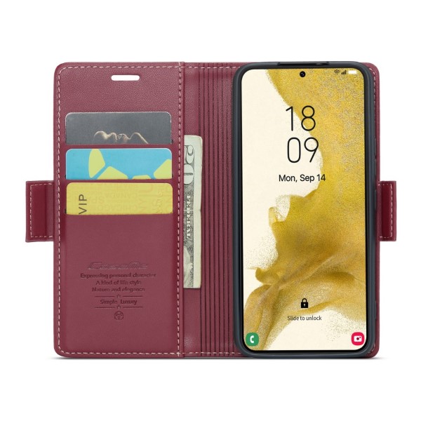 Puzdro na Samsung Galaxy S22 CASEME smooth červené