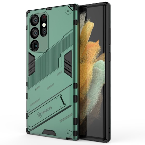 Kryt na Samsung Galaxy S22 Ultra odolný Shockproof zelený