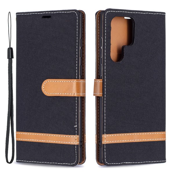Puzdro na Samsung Galaxy S22 Ultra Jeans čierne