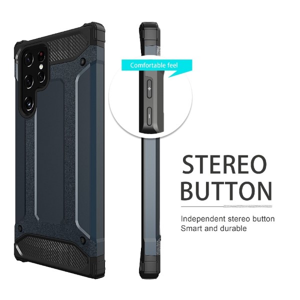 Kryt na Samsung Galaxy S22 Ultra odolný Hybrid čierny