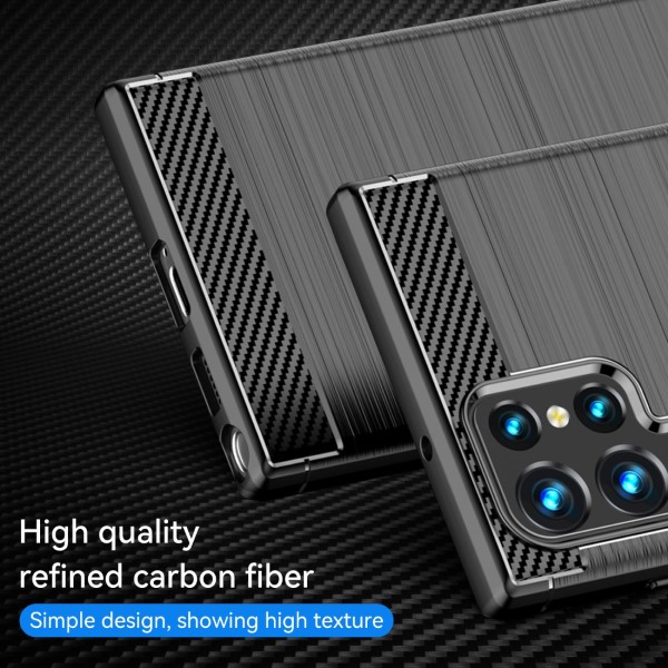Kryt na Samsung Galaxy S22 Ultra Carbon čierny