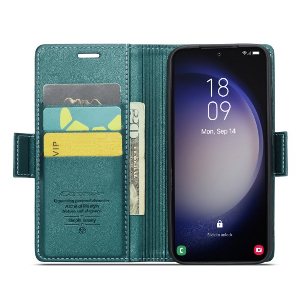 Puzdro na Samsung Galaxy S23 CASEME smooth zelené