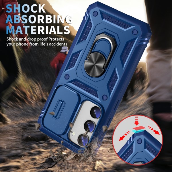 Kryt na Samsung Galaxy S23 odolný s krytom na fotoaparát tmavomodrý