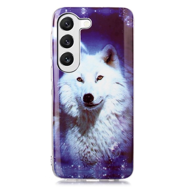 Kryt na Samsung Galaxy S23 svietiaci Vlk
