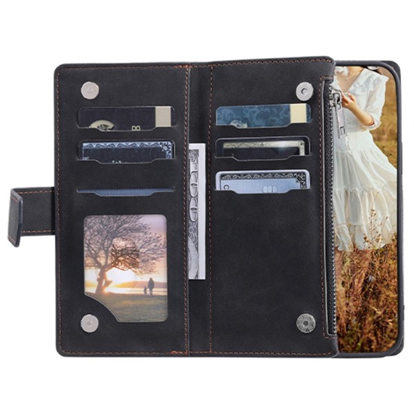 Puzdro na Samsung Galaxy S23 Luxury Double Layer čierne