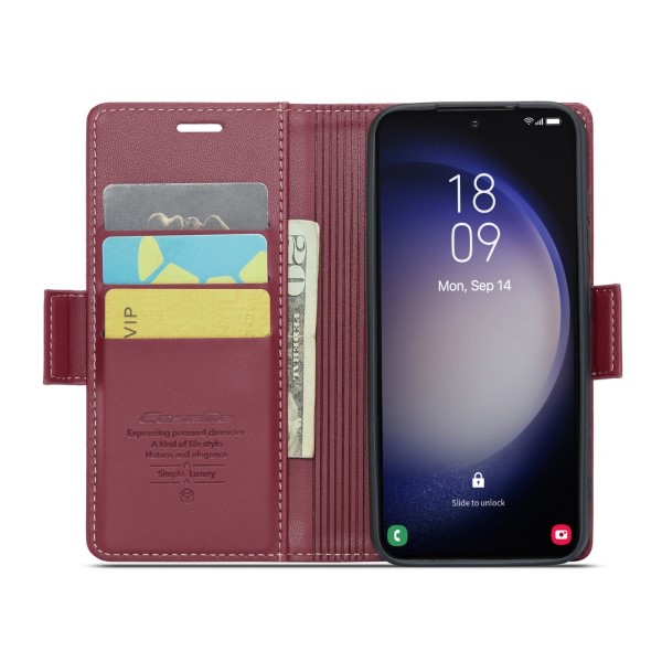 Puzdro na Samsung Galaxy S23 Plus CASEME smooth červené