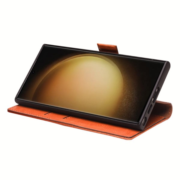 Puzdro kožené QIALINO na Samsung Galaxy S23 Plus čierne