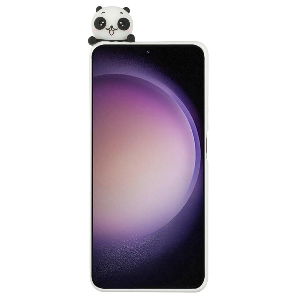 Kryt na Samsung Galaxy S23 plus 3D Panda biely
