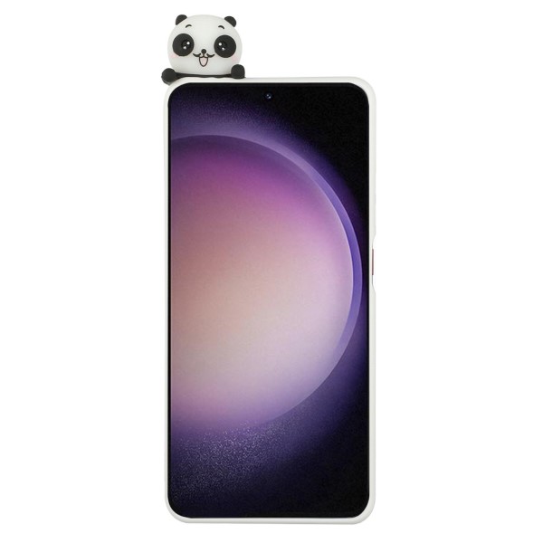 Kryt na Samsung Galaxy S23 Ultra 3D Panda biely