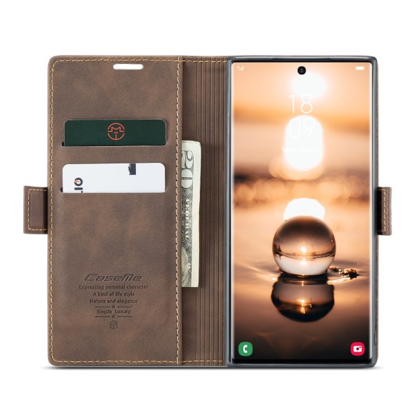 Puzdro na Samsung Galaxy S23 Ultra CASEME hnedý
