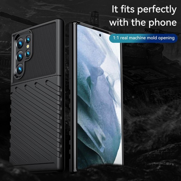 Kryt na Samsung Galaxy S23 Ultra gumový Anti-Scratch čierny