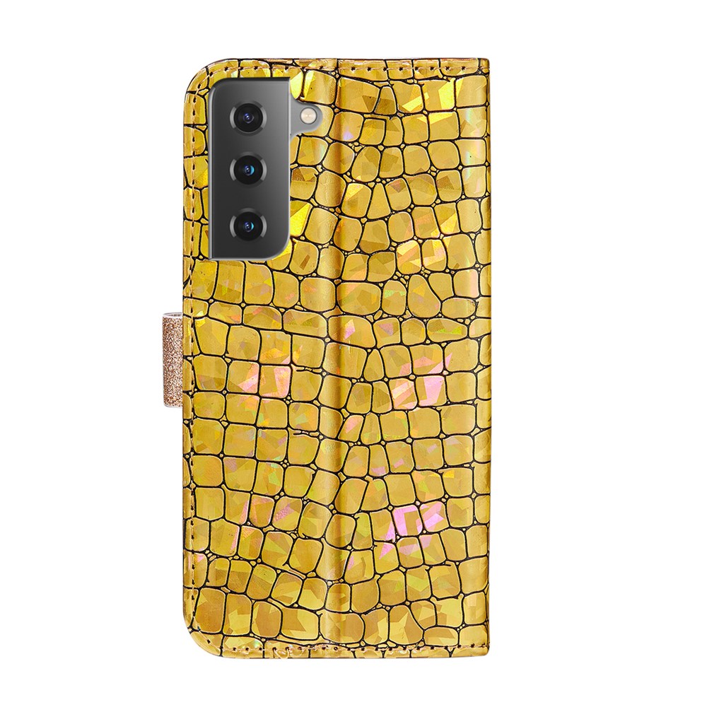 Puzdro na Samsung Galaxy S21 Glitter zlaté