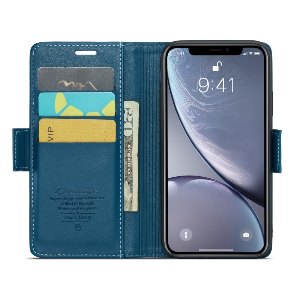 Púzdro pre iPhone Xr CASEME Smooth modré