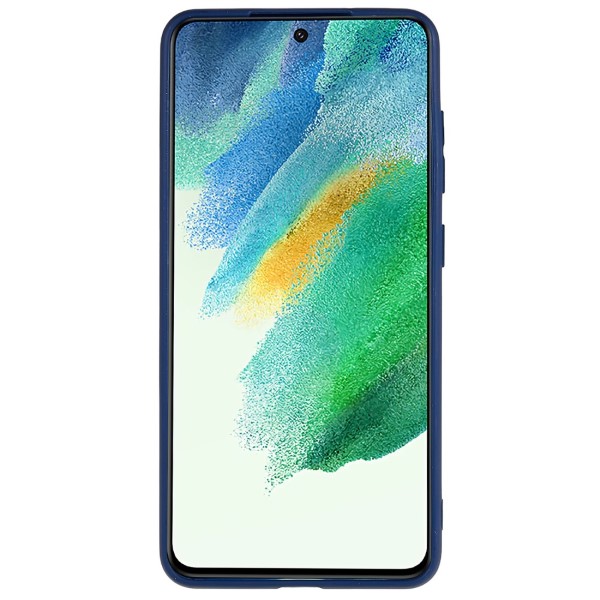 Kryt na Samsung Galaxy S21 FE gumový tmavomodrý