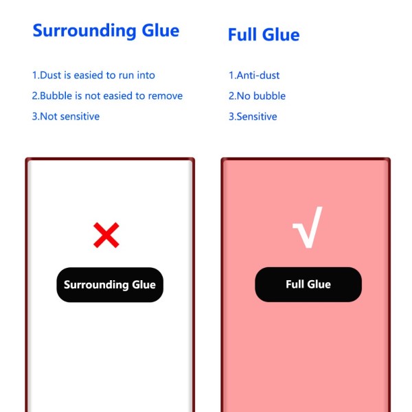 Tvrdené sklo na Samsung Galaxy S23 Ultra (podpora odomykania odtlačkom prsta) čierne