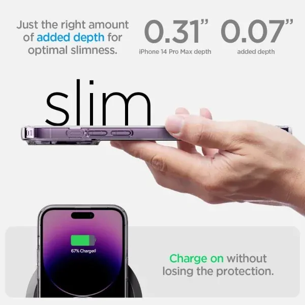 Kryt na iPhone 15 Pro Max gumový Premium číry