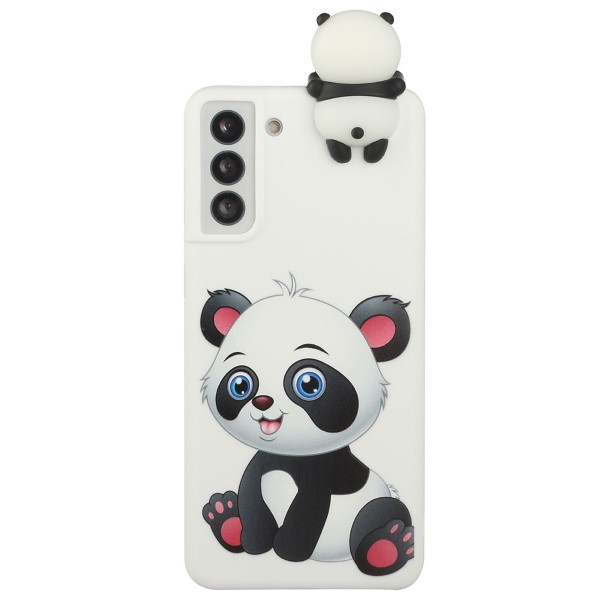 Kryt na Samsung Galaxy S22 Plus 3D Panda biely