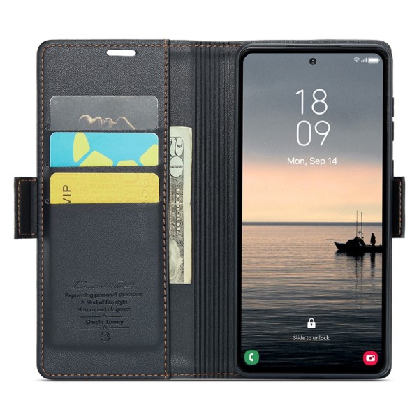 Puzdro na Samsung Galaxy S23 FE CASEME smooth čierne