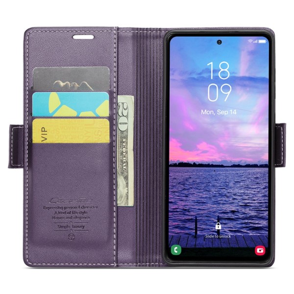 Puzdro na Samsung Galaxy S23 FE CASEME smooth fialové