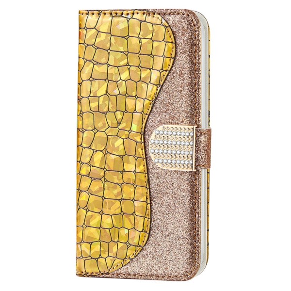 Puzdro na Samsung Galaxy S22 Glitter zlaté